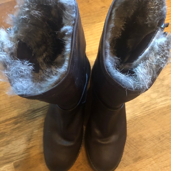 EUC  Frye Natalie RARE Mid Engineer FUR moto - Picture 5 of 15